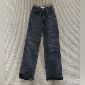 Levi’s ribcage straight ankle jeans